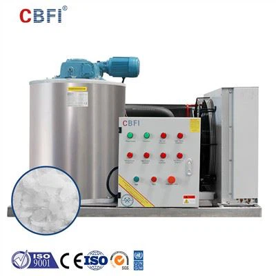 Maszyna do kruszenia lodu ze stali nierdzewnej o pojemności 1 tony, przeznaczona do łowienia ryb